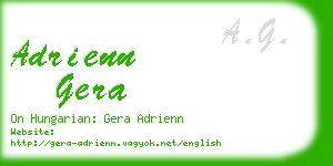 adrienn gera business card